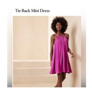 Banana republic Tie-Back Mini Dress